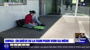 greve de faim devant Ehpad
