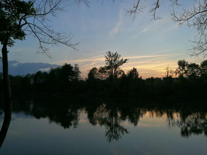 Coucher du soleil magnifique une